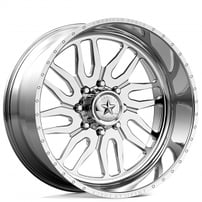 22" American Force Wheels H35 Redd Polished Monoblock Forged Off-Road Rims 