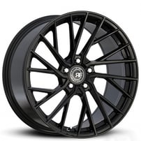 20" Staggered Road Force Wheels RFF-2 Gloss Black Flow Formed Rims 
