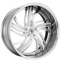 20" Staggered Snyper Forged Wheels Revel Brushed Rims