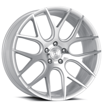 20" Dolce Performance Wheels Monza Gloss Silver with Machined Face Rims