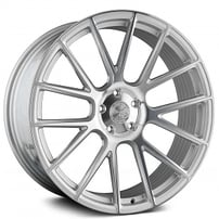 20" Staggered Avant Garde Wheels Vanquish Silver Machined Rims