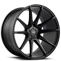 20x8.5" Savini Black Di Forza BM12 Matte Black Wheels (5x120/114/127, +35mm | USED 2-DAY)
