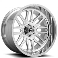 22" Fuel Wheels D721 Ignite Polished with Milled Off-Road Rims 