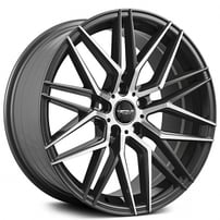 18" Versus Wheels VS1121 Black with Machined Face Rims