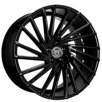 20" Staggered Lexani Wheels Wraith Gloss Black Polaris Slingshot / 3-Wheeler Rims