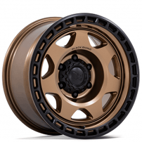 17" Black Rhino Wheels Voyager BR018 Matte Bronze with Matte Black Lip Off-Road Rims