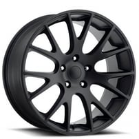 20" Dodge Challenger Hellcat Wheels FR 70 Gloss Black OEM Replica Rims 