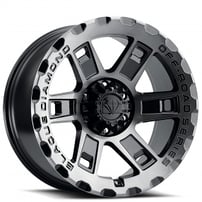 20" Blaque Diamond Wheels BD-O801 Gloss Black with Tinted Face Off-Road Rims