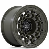 17" Black Rhino Wheels Fuji BR004 Olive Drab Green Crossover Rims