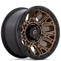 17" Fuel Wheels D826 Traction Matte Bronze with Black Ring Off-Road Rims