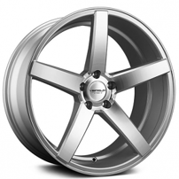 20" Staggered Versus Wheels VS541 Silver with Machined Face Rims