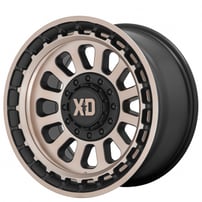 17" XD Wheels XD856 Omega Satin Black with Bronze Tint Off-Road Rims 