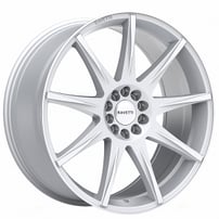 18" Ravetti Wheels M9 Silver with Machined Face Rims