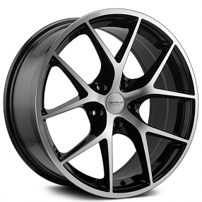 18" Versus Wheels VS263 Black with Machined Face Rims