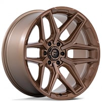 20" Fuel Wheels FC854ZR Flux 6 Platinum Bronze Off-Road Rims
