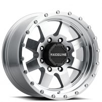 17" Raceline Wheels 935MC Defender Machined with Clear Coat Off-Road Rims
