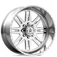 22" American Force Wheels H32 Bishop Polished Monoblock Forged Off-Road Rims     