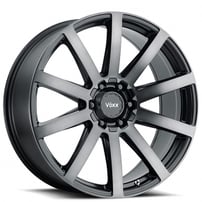 17" Voxx Wheels Vento Gloss Black with Dark Tint Rims