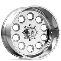 24" American Force Wheels F09 Big Ten Polished Monoblock Forged Off-Road Rims  