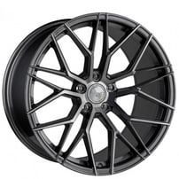 24" Avant Garde Wheels M520R Dark Graphite Metallic Rims