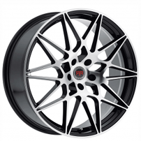 18" Revolution Racing Wheels R11 Black Machined Rims