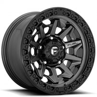 17" Fuel Wheels D716 Covert Matte Anthracite with Black Ring Off-Road Rims 