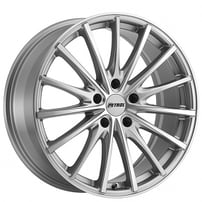 19" Petrol Wheels P3A Silver with Machined Cut Face Rims 