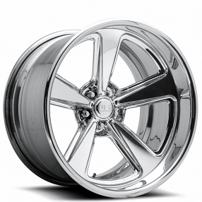26" U.S. Mags Forged Wheels Bandit Concave US504 Polished Vintage Forged 2-Piece Rims