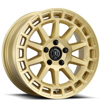 17" ICON Alloys Wheels Journey Gloss Gold Rims