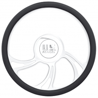 U.S. Mags Custom Steering Wheel Kompressor Half-Cut Chrome