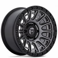 17" Fuel Wheels D835 Cycle Matte Gunmetal with Black Ring Off-Road Rims