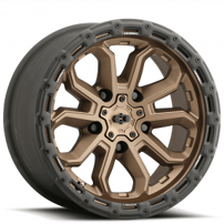 16" Vision Wheels 405 Korupt Satin Bronze with Black Lip Off-Road Rims
