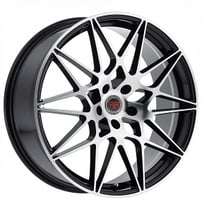 20" Revolution Racing Wheels R11 Black Machined Rims