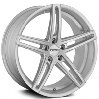 20" Touren Wheels TR73 3273 Gloss Silver with Milled Spokes Rims 