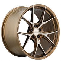 20" Varro Wheels VD38X Gloss Bronze with Tinted Face Spin Forged Rims