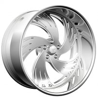 22" Staggered Snyper Forged Wheels Blaster Polished Rims