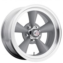 17" American Racing Wheels Vintage VN309 TT O Vintage Silver with Machined Lip Rims