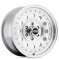 15" Staggered American Racing Wheels Modern AR62 Outlaw II Machined Rims