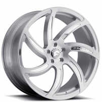 20" Forgiato Wheels Azioni-M Brushed Silver Forged Rims