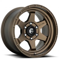 17" Fuel Wheels D666 Shok Matte Bronze Off-Road Rims 