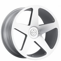 20" Blaque Diamond Wheels BD-15 Silver Machined Rims 