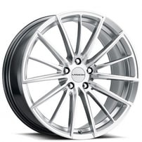 18" Vision Wheels 473 Axis Hyper Silver with Machined Face Rims 