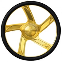 Artis Forged Custom Steering Wheel Vestavia Brushed Gold