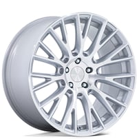 20" Rotiform Wheels RC201 LSE Gloss Silver with Machined Face Rims