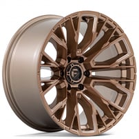 22" Fuel Wheels D850 Rebar 6 Platinum Bronze Milled Off-Road Rims