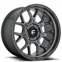 18" Fuel Wheels D672 Tech Matte Anthracite Off-Road Rims 