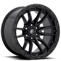 20" Fuel Wheels D679 Rebel Matte Black 6-Lug Off-Road Rims 