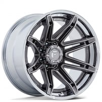 22" Fuel Wheels FC401AP Brawl Platinum with Chrome Lip Off-Road Fusion Forged Rims
