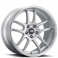 19" ESR Wheels AP8 Hyper Silver with Machined Lip Rotary Forged Rims