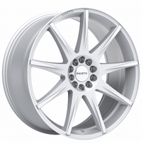 17" Ravetti Wheels M9 Silver with Machined Face Rims